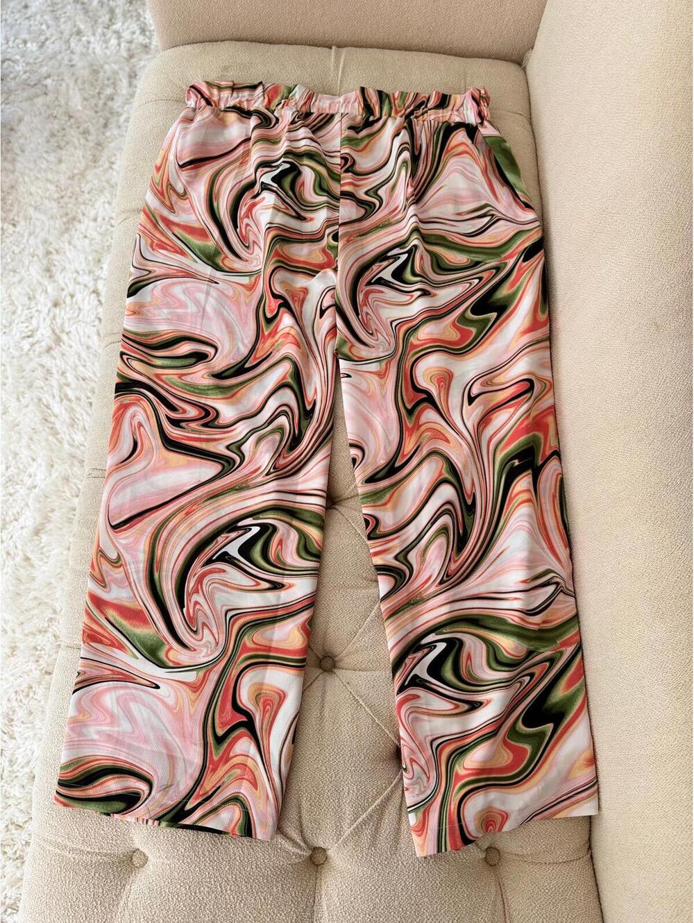 Eloquii Luxe Marble Print Pants - Size 20
